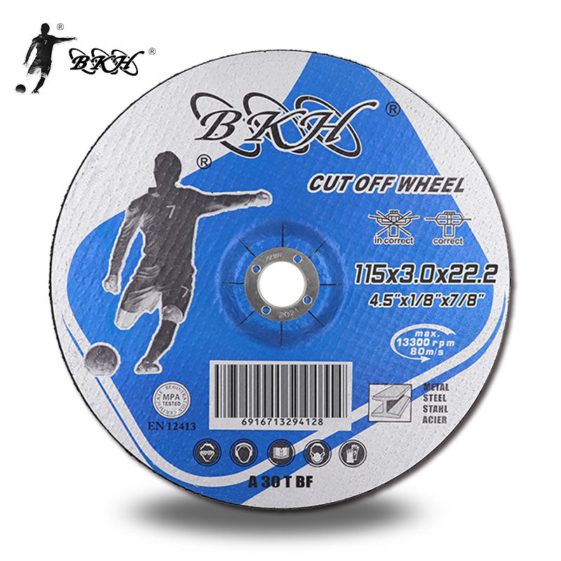 Cut Off Wheel Metal BKH 115x3x22.2mm 4.5" Cutting Disc Metal and Steel