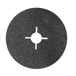 Sand Abrasive Fiber Paper Disc Black For Stone 125mm 5"  Aluminum Oxide